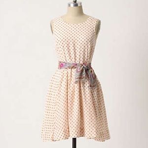 Anthropologie Polka Dot Dress